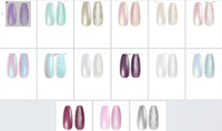 Aillsa Pearl Gel Polish Set de vernis à ongles gel naturel Opale brillante Aurora Mermaid Shell Thread Shimmer Glitter UV Gel Nail Polish