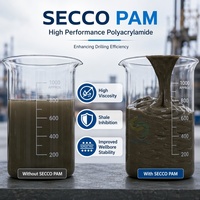 SECCO Polyacrylamide Anionique Écologique APAM Floculant à Dissolution Rapide pour le Traitement des Eaux Usées des Champs Pétrolifères CAS 9003-05-8