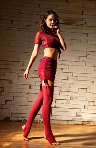 Scaldamuscoli Lunghi 75CM per Danza Classica, Leggings a Costine in Maglia, Calze Scaldamuscoli per Ballerine, Ideali per Yoga e Sport - Product Image 4