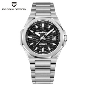PAGANI DESIGN 2025 Nouvelle montre mécanique pour homme Miyota 8215, style rétro, verre saphir, luminescent, acier inoxydable, Reloj Hombre - Product Image 1