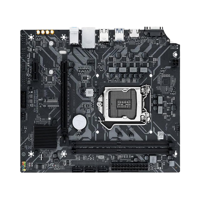 New Intel Desktop PC Motherboard H510 M-ATX LGA 1200 DDR4 24-Pin PCI-Express X16 10/11 Gen CPUs 3xSATA 3.0