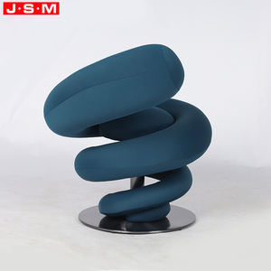 Meubles de haute qualité, fabrication sur mesure, OEM/ODM, <span class=keywords><strong>fauteuil</strong></span> de salon moderne, art déco, tissu, accoudoirs, <span class=keywords><strong>fauteuil</strong></span> de détente avec base en métal - Product Image 4