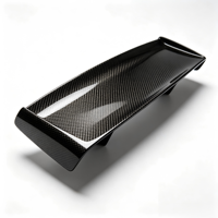 Aileron arrière en fibre de carbone sèche pour voiture de sport de luxe, tissage sergé 3K brillant, aileron arrière aérodynamique, pièces de rechange automobiles