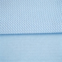 Tissu polyester uni texturé extensible de type Liverpool pour nœuds, vente en gros