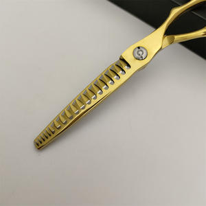 Ciseaux à effiler L9U de 6,0 pouces, ciseaux à cheveux dorés pour salon de beauté, lame standard pour droitiers - Product Image 3