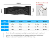 Meilleures ventes : Genouillères de compression longues pour le basketball, le football, la course à pied, les douleurs articulaires et l'arthrite