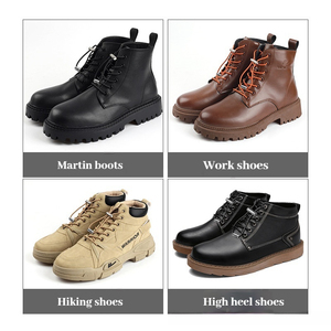 Olian No-tie Laces Men High-top Shoes Martin Boots Lazy Shoes Buckle Women's Black <strong>Brown</strong> Elastic Elastic Round <strong>Shoelace</strong> - Product Image 6