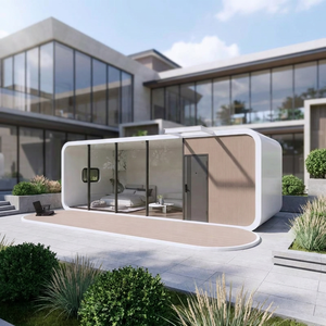 Nouvelle conception de maison préfabriquée moderne et mobile, type Apple Cabin, en vente, préfabriquée et portable, 20 pieds, 40 pieds, appartement <span class=keywords><strong>extérieur</strong></span>, hôtel - Product Image 1