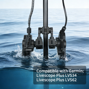 Support de sonar VINmounts pour détecteur de poissons LVS34 LVS62, compatible double, rotatif à 360°, multimodes, pour kayak et bateau - Product Image 5