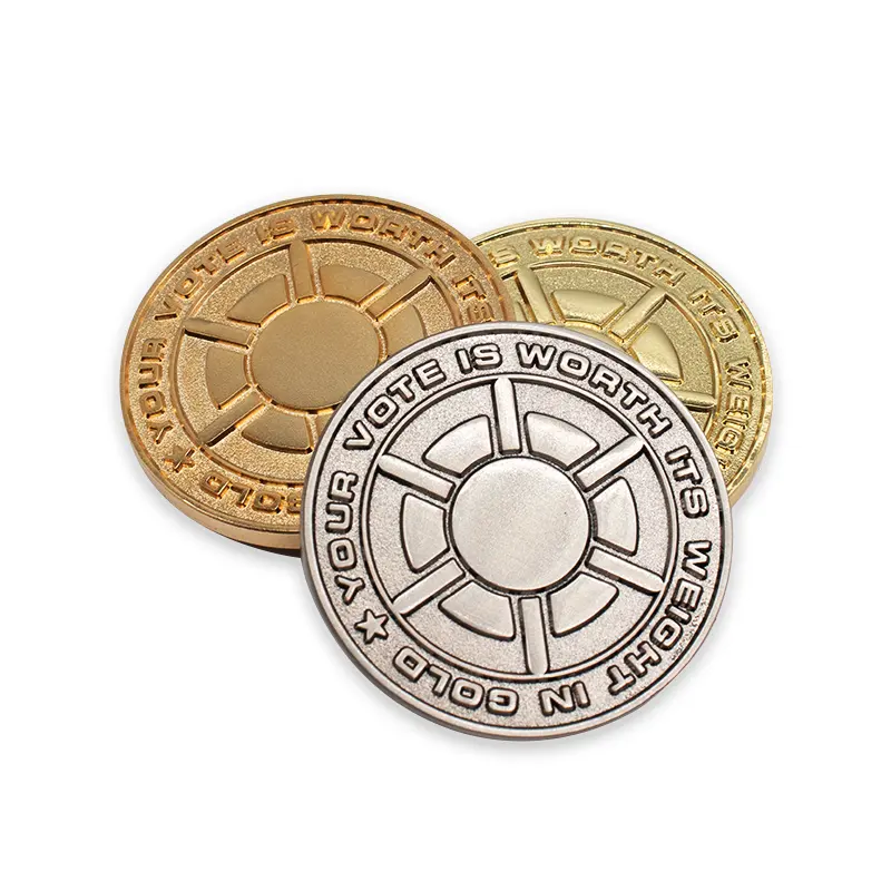 High Quality Metal Crafts Custom Anti-nickel Plating Souvenir Coins Challenge Coins