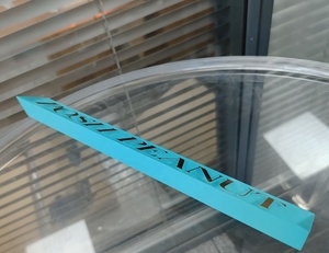 Tùy chỉnh Acrylic tam giác Logo khối dấu hiệu hiển thị với chất kết dính chữ cho cửa hàng bán lẻ và triển lãm thương mại xây dựng thương hiệu - Product Image 3