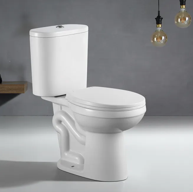 ORTONBATH-konformes Badezimmer Siphonic 500Mm Tall Comfort Bowl Zweiteilige Keramik-Toiletten set Close stool Toilette