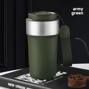 Vaso Térmico de Viaje de Acero Inoxidable de Doble Capa con Aislamiento al Vacío, 500 ml, 17 oz, Libre de BPA, de Grado Alimenticio, con Tapa - Product Image 3