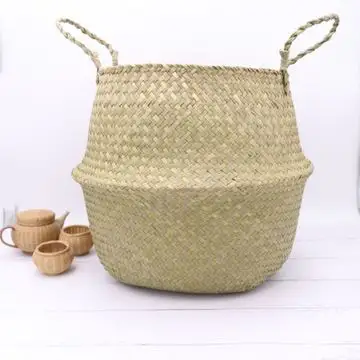 Cesta de lavanderia para lavanderia, cesta em rattan para pendurar no banco, roupa suja, rede, armazenamento, dropshipping, venda imperdível