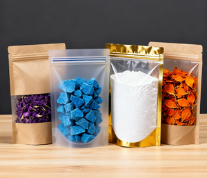 Muestra gratis MOQ bajo profesional personalizado cremallera Stand Up bolsa a prueba de humedad Conservación de aperitivos - Product Image 5