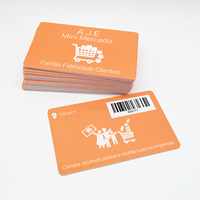 Carte de fidélité personnalisée en PVC CR80 avec code-barres et code QR pour les programmes de fidélisation