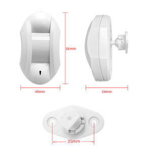 12V kablolu kızılötesi perde alarm dedektörü indüksiyon bağlantılı kablolu otel ofis alarm sensörü - Product Image 3