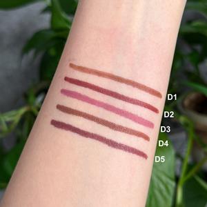 Crayon de contour et teinte pour les lèvres 5 couleurs, longue tenue, nude, effet mat, marque privée - Product Image 5