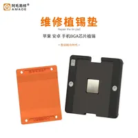 AMAOE PD-C Universal Chip IC telepon solder bantalan isolasi CPU BGA Reballing stensil perlengkapan magnetik Platform penanaman timah