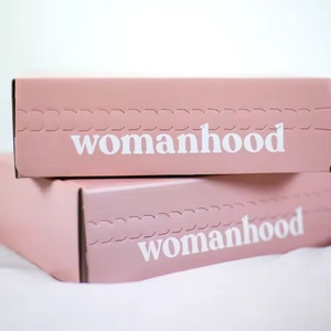 Custom Kraft Corrugated Folding Gift Box Self-<b>Sealing</b> Mailer with Tear <b>Strip</b> UV Advantage Embossed Logo Print for Shipping Gifts - Product Image 2