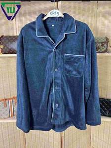 Second Hand Dicker Baumwoll pyjama Winter Warm Soft Pattern Button Rundhals ausschnitt Mixed Style Kleidung Gebrauchte Kleidung Bulk Bales - Product Image 4