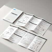 Service d'impression de brochures sur papier journal duplex laminé, imprimé offset, format personnalisé A3/A4/A5/A6, haute qualité