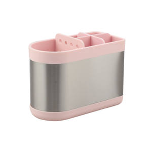 Wellway ชุดเครื่องจ่ายสบู่สำหรับมือและจานถาดแห้งทันทีแผ่นซิลิโคนกันลื่นที่วางแปรงที่วางสบู่ในห้องน้ำ - Product Image 4