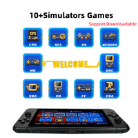 Console de jeu portable X70 7 pouces IPS 32G 64G Résolution 1024 X 600 Nouvelle console de jeu rétro 5000+ jeux Sortie HD Console de jeu vidéo rétro