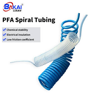 צינור PFA מפותל, צינור ספירלי PFA, אורך מורחב עד 2 מטר, 3 מטר, 5 מטר, 8 מטר, 10 מטר, 20 מטר - Product Image 1