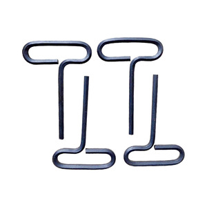 Llave hexagonal interna tipo T, métrica, de acero 45, grado industrial, con mandíbula lisa, llave hexagonal extendida tipo T para reparación mecánica - Product Image 2