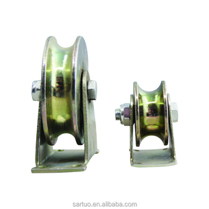 Track Door Transporte U Forma Groove of <span class=keywords><strong>Antique</strong></span> <span class=keywords><strong>Metal</strong></span> Caster Ferro Fundido Rodízios e Rodas de Perfil Baixo Rodízio Tamanho 100mm - Product Image 1