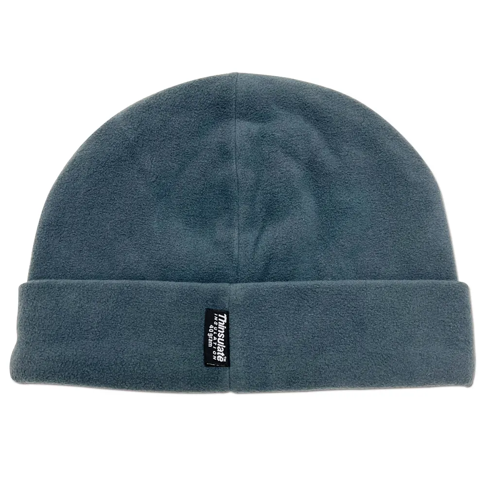 Custom Logo Fleece Beanie Wholesale Fleece Lined Pom Hat Winter Beanie Hats for Men Women with Thick Fleece Beanies Unisex OEM