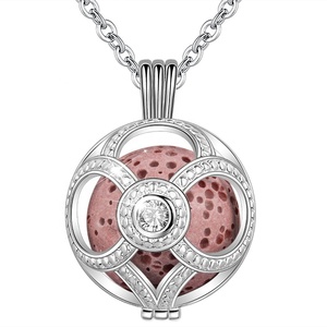 collana <span class=keywords><strong>chiama</strong></span> angeli argento ciondolo aromaterapia aromaterapia collana - Product Image 1