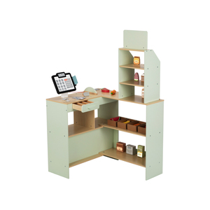 Juego de tienda de comestibles Juego de tienda Montessori interactivo de madera Juguete Juego de simulación Cocina Comida Juguetes para niños - Product Image 5
