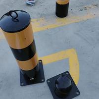Barrières de circulation en acier du fabricant, colonnes de signalisation anti-collision fixes et réfléchissantes, colonnes de protection et d'avertissement de qualité supérieure pour la circulation