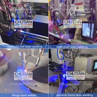 Máquina de Soldadura Láser de Fibra QCW Automática para Soldadura de Cubiertas de Sensores de Acero Inoxidable y Titanio con Eje Rotatorio