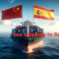 YSF Transitaire maritime Chine-Espagne Fret maritime + Express DDU Livraison porte-à-porte Logistique 24h/24 et 7j/7