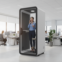 Cabines insonorisées Unibooth en profilés d'aluminium de précision, durables, design moderne, installation rapide et facile pour la maison/le bureau