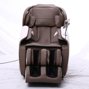 Poltrona massaggiante moderna in cuoio profondo Beige, sedia elettrica 8D, per tutto il corpo con riscaldamento a gravità Zero - Product Image 5