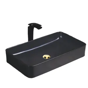 Keramik über Theke Malaysia kunden spezifische Handwäsche Art Basin Square Sink YL3419