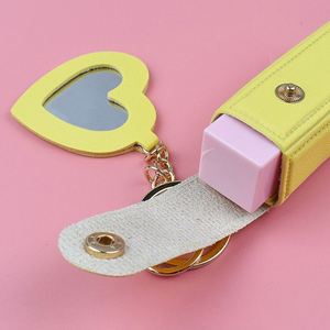 <b>Mini</b> Cute Color Changing Waterproof LipOil With Keychain <b>Bag</b> <b>Mini</b> Lip Stick With PU <b>Bags</b> Private Label Lip Gloss <b>Bag</b> - Product Image 3