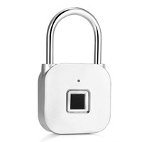 Cadenas de sécurité intelligent Wi-Fi à empreinte digitale, étanche, en acier inoxydable, pour portes en bois/verre, avec accès cloud, idéal pour les voyages