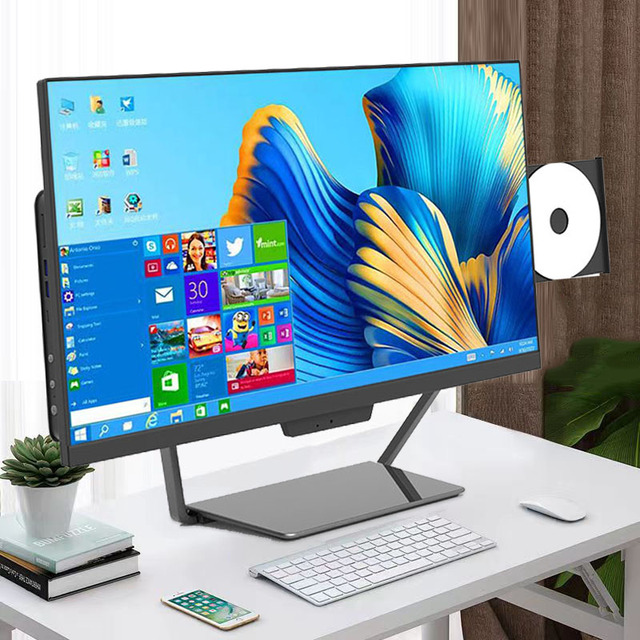 2024 New Selling Gaming Office Desktop Computer 24 27 Inches in All-in-one PC I7 I5 I3 AIO Business Gamer Monoblock 2K