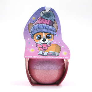 Vente en gros de bombes de bain moussant relaxantes, colorants naturels à partir d'extraits de fruits, coffrets cadeaux pour les enfants, OEM disponible - Product Image 1