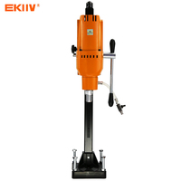 EKIIV 110V 220V 240V 15-180MM Machine de forage à carottage diamanté portative verticale double usage pour l'exploitation minière et la géotechnique
