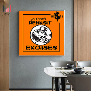 Graffiti Carton money Series Wall Art imágenes e impresiones Make Money pop Art posters lienzo pintura para la decoración <span class=keywords><strong>de</strong></span> la habitación <span class=keywords><strong>de</strong></span> la oficina en el hogar - Product Image 6