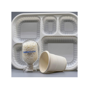 เม็ดพลาสติกชีวภาพ PLA/<span class=keywords><strong>PBAT</strong></span>/STARCH/PCL/PHBV พลาสติกย่อยสลายได้ 100% ผู้ผลิตวัตถุดิบ <span class=keywords><strong>PBAT</strong></span> ได้รับการรับรองอย่างเต็มรูปแบบ - Product Image 1