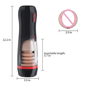 High-quality Popular Frequency Mode Rechargeable 100% Waterproof, Silent, Diamond Airplane Cup Male <b>Masturbator</b> Vibrators - Product Image 5