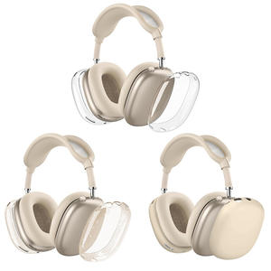 Housse de casque supra-auriculaire universelle en TPU durable de 1/2 génération compatible avec l'étui de protection <span class=keywords><strong>Apple</strong></span> pour <span class=keywords><strong>AirPods</strong></span> <span class=keywords><strong>Max</strong></span> - Product Image 1