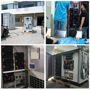 AINEGY 60kWh 60kW IP54 2 หัวชาร์จ CCS1/CCS2/CHAdeMO สถานีชาร์จแบตเตอรี่แบบพกพาสำหรับรถยนต์ไฟฟ้า 60KWh+60KW ไม่ต้องใช้สายชาร์จ - Product Image 4